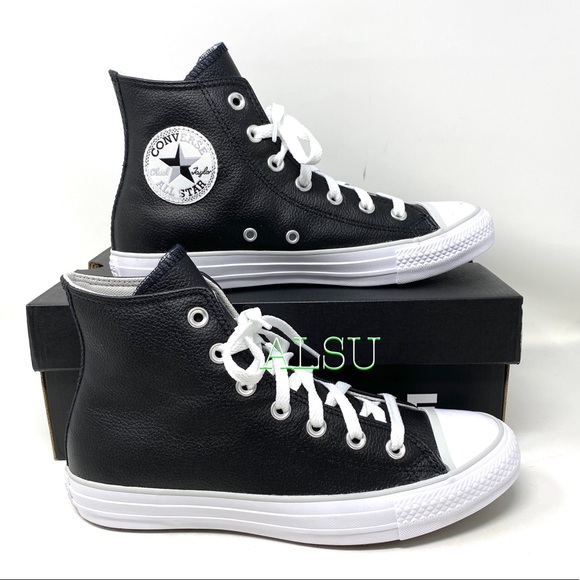 Converse Other - 🎄 Christmas Special 🎄 Converse Ctas HI leather Black Men’s Sneakers 166730C